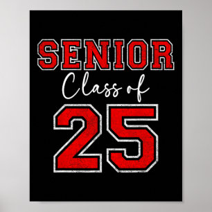 Senior Cl Of 2025 Graduation For Her Him Grad Seni Poster