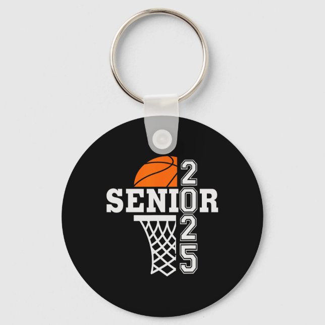 Senior Cl Of 2025 Sketll Sports Seniors Boys Team  Key Ring (Front)