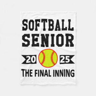 Senior Cl Of 2025 Softll Senior Night Graduation P Fleece Blanket
