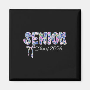 Senior-cl Of 2026 High School Graduation Coquette Magnet