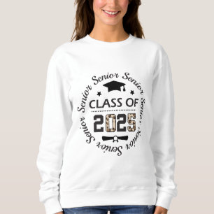 Senior Class 2025 retro Graduation Senior tshirt