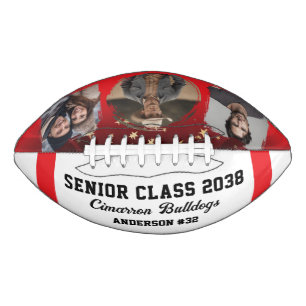 Senior Class Custom Team Number 3 photo American Football