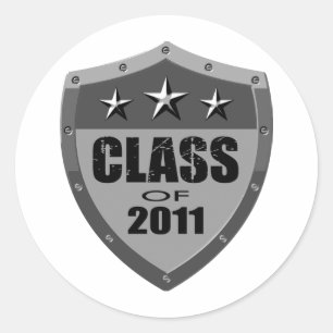 Senior, Class of 2011 Classic Round Sticker