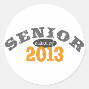 Senior Class of 2013 Classic Round Sticker