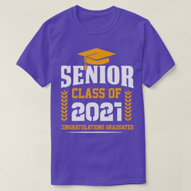 Senior class of 2021 T-Shirt (Design Front)