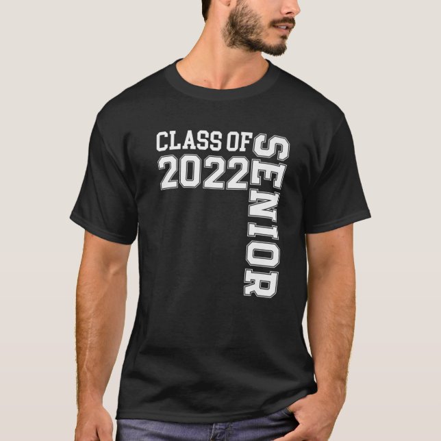 Senior Class Of 2022 22 High School Graduation Gif T-Shirt (Front)