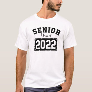 Senior Class Of 2022 Funny Graduation College Retr T-Shirt