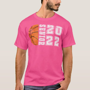 Senior Class Of 2022 Graduation Basketball Player T-Shirt