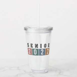 Senior Class of 2022 School college Graduation Acrylic Tumbler