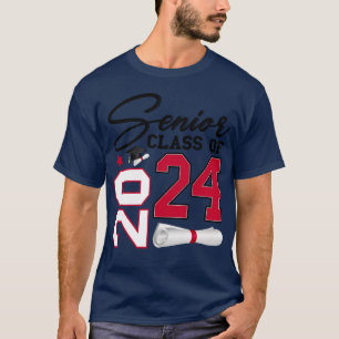 Senior Class of 2024 College High School Senior fr T-Shirt