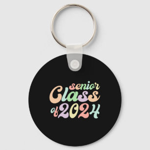Senior Class Of 2024 Colorful Key Ring