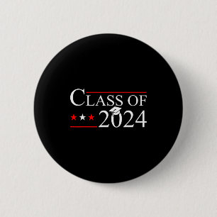 Senior class of 2024 high school student 6 cm round badge