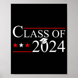 Senior class of 2024 high school student poster