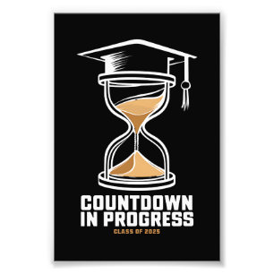 Senior Class Of 2025 Countdown to Graduation Gift Photo Print