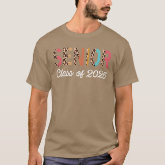 Senior Class Of 2025 Leopard Seniors T-Shirt