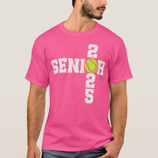 Senior Class Of 2025 Tennis Seniors Back To School T-Shirt