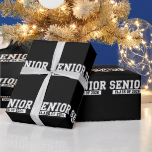 Senior Class Of 2026 Graduation 26 Graduate Party Wrapping Paper