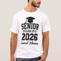 Senior Class Of 2026 Graduation Custom Name