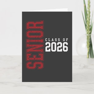 Senior Class of 2026 Graduation Gift for Seniors Card