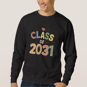 Senior Class of 2031 Grow With Me Graduation For 2 Sweatshirt