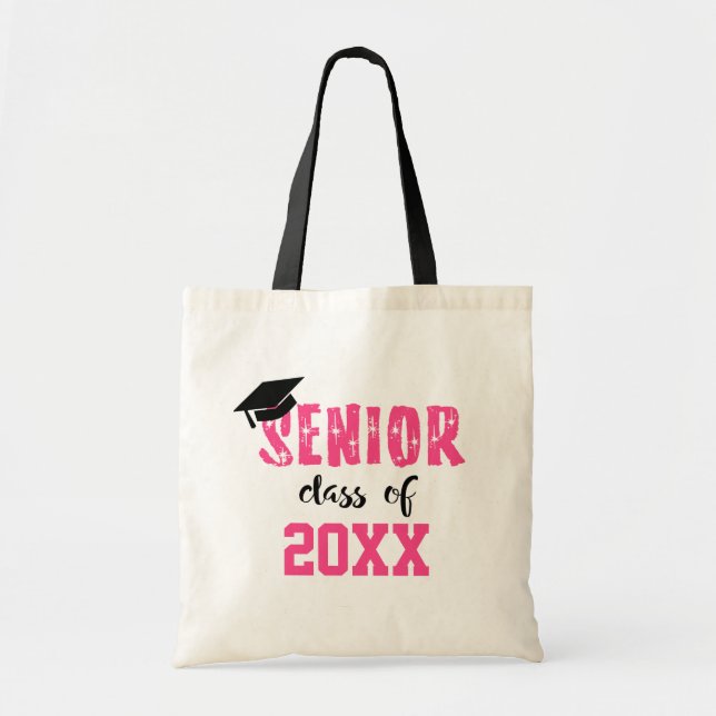 Senior Class of Custom Year Graduate Tote Bag (Front)
