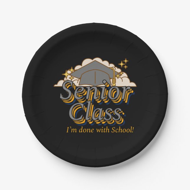 Senior Class Paper Plates (Front)