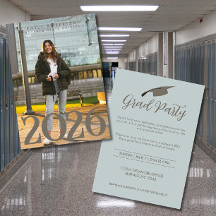 Senior College Student Graduation Invitation