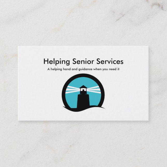 Senior Companion Services Business Card (Front)