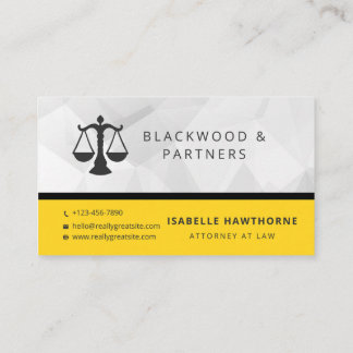 Senior Counsel – premium, authoritative Business Card