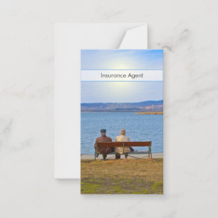 Senior Couple Business Card