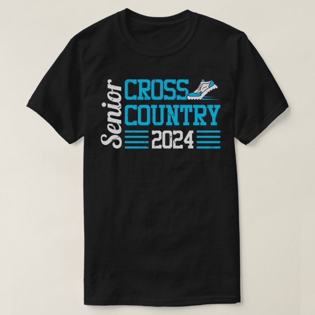 Senior Cross Country 2024 XC Runner T-Shirt (Design Front)