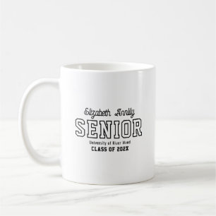 Senior Custom Year Script Graduate College Coffee Mug
