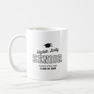 Senior Custom Year Script Graduate College  Coffee Mug