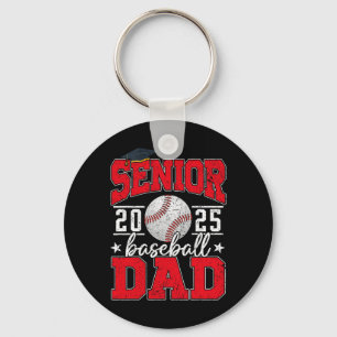 Senior Dad 2025 Baseball Cl Of 2025 Funny Graduati Key Ring