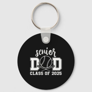 Senior Dad Baseball 2025 Cl Of 2025 Proud Dad Of G Key Ring