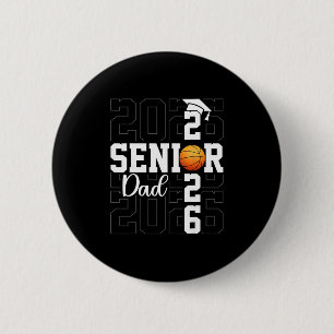 Senior Dad Senior Graduate Proud Father Cl Of 2026 6 Cm Round Badge