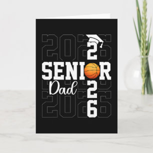 Senior Dad Senior Graduate Proud Father Cl Of 2026 Card