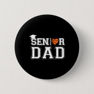 Senior Dad Sketll Cl Of 2025 Graduation Graduate M 6 Cm Round Badge