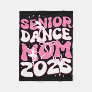 Senior Dance Mum 2025 Mother Days Blessing Ballet Fleece Blanket