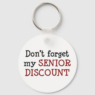 senior discount key ring
