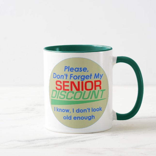 Senior Discount Mug (Right)