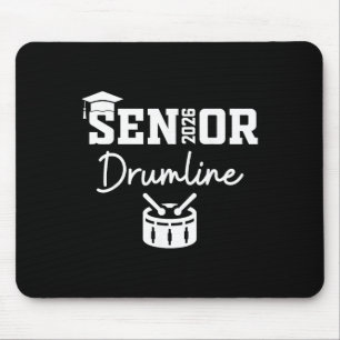 Senior Drumline Cl Of 2026 Marching Band Graduatio Mouse Mat
