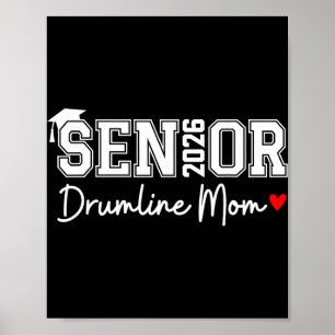Senior Drumline Mum 2026 Marching Band Graduation  Poster
