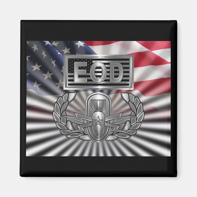 “Senior EOD” Commemorative Gift Magnet (Front)