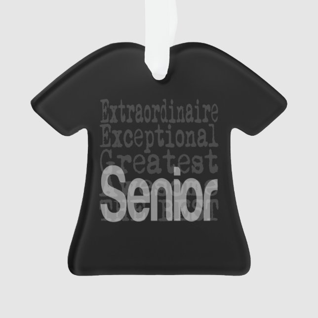 Senior Extraordinaire Ornament (Front)