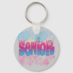 Senior - Flowers 2 Key Ring