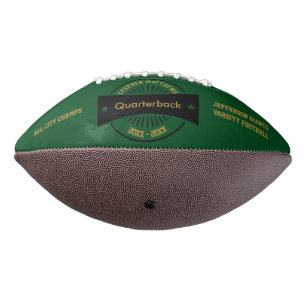 Senior Football Award Memento Black Badge American Football