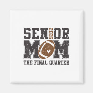 Senior Football Mum Football Mama Game Day Cl Of 2 Magnet