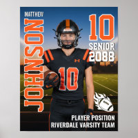 Senior Football Stadium Player Photo Sports