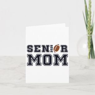 Senior Footbyll Mum Cl Of 2025 Graduation Graduate Card